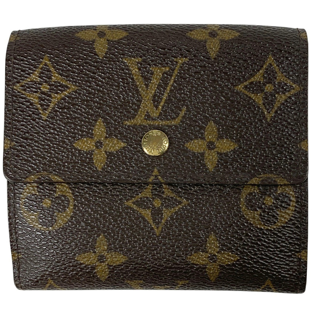 Louis Vuitton Portefeuille Elise Wallet Billfold Wallet Double Snap Closure